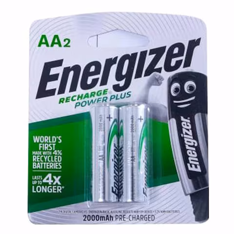 Energizer Rechargable Battery AA. 2pack